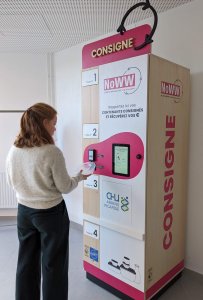 Dépôt d'un contenant consigné dans le collecteur NoWW