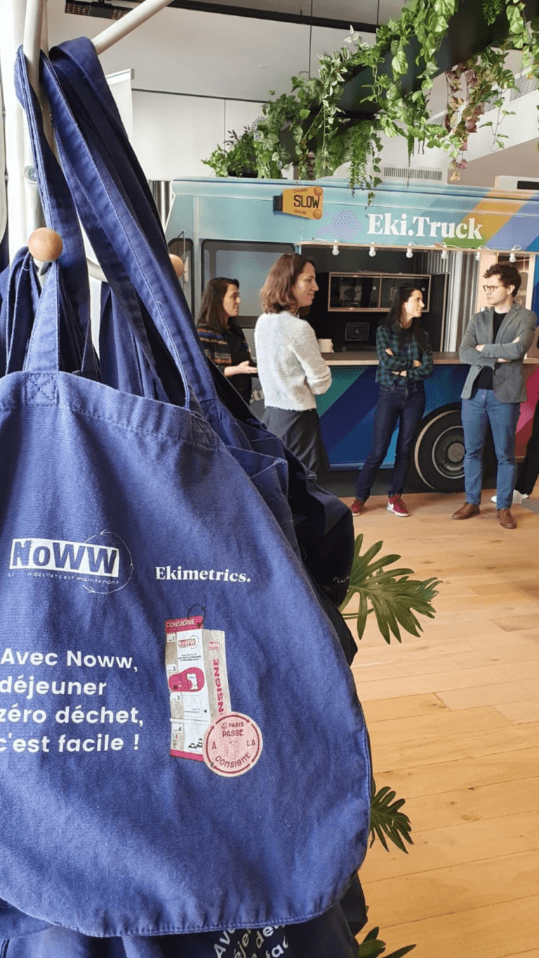 Tote bag zéro déchet entreprise sans restaurant