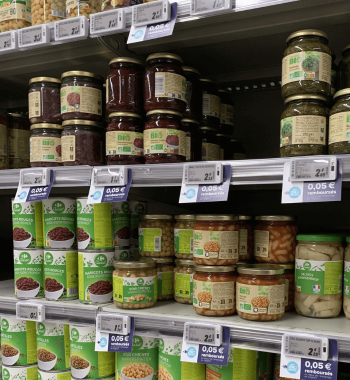 Rayon magasin confiture agro-alimentaire