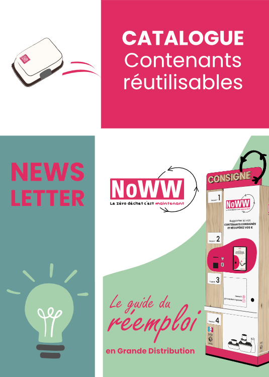 Newsletter, guide de réemploi et catalogue NoWW